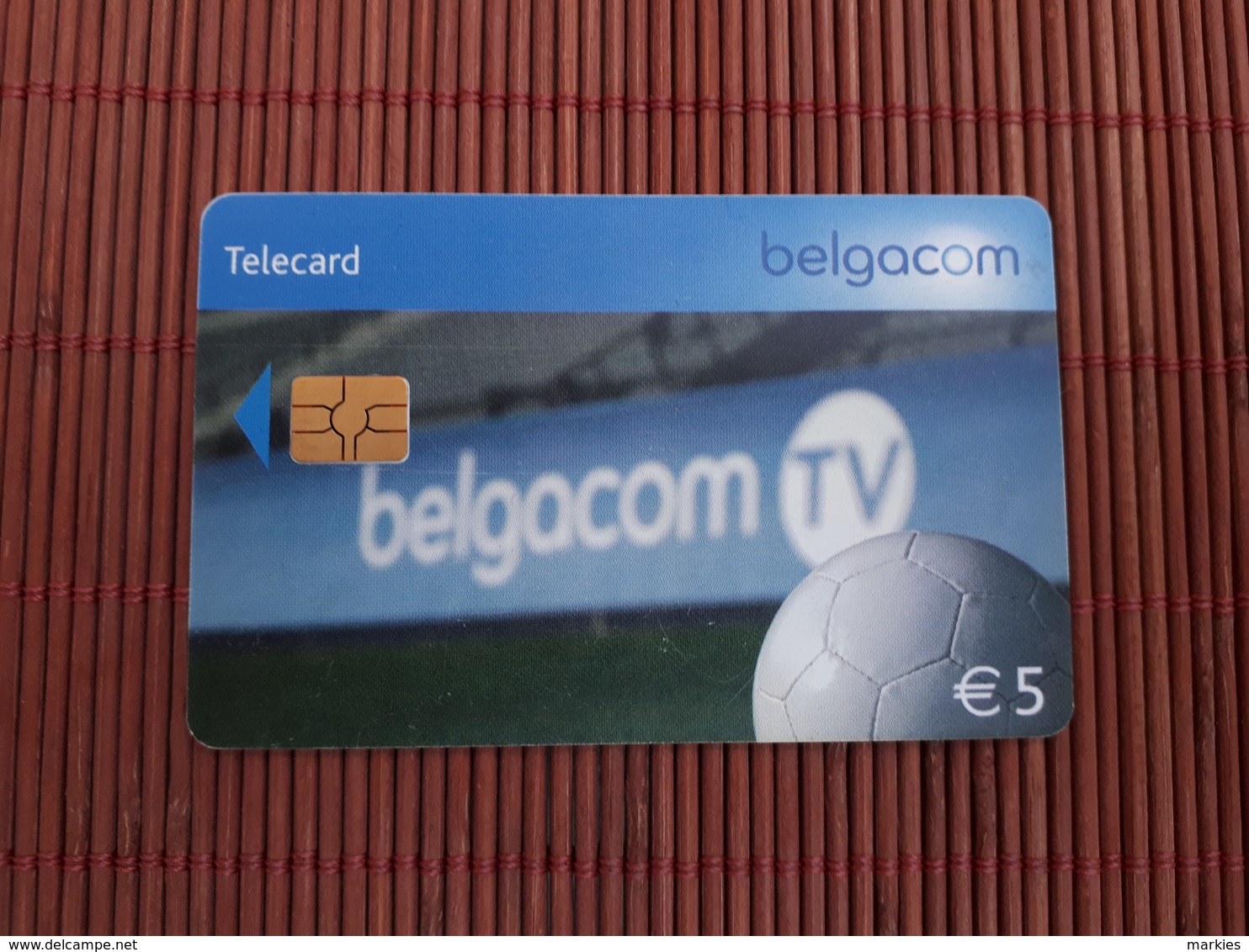 Phonecard Football Belgium Used - Mit Chip