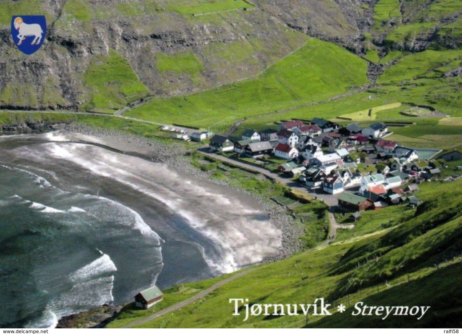 1 AK Färöer Faroe-Islands * Der Ort Tjørnuvík - Er Liegt Im äußersten Norden Der Hauptinsel Streymoy - Luftbildaufnahme - Färöer