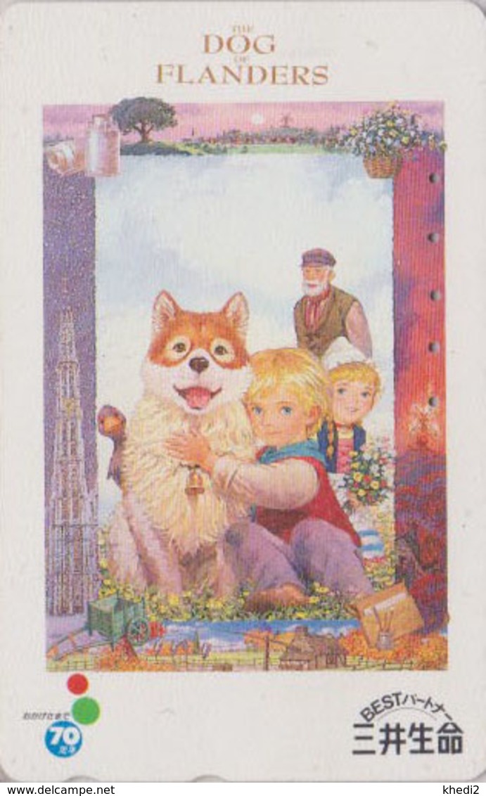 TC JAPON / 110-011 - CINEMA FILM - DOG OF FLANDERS * NIPPON ANIMATION * - MOVIE JAPAN PC Animal Phonecard - 11629 - Cinéma