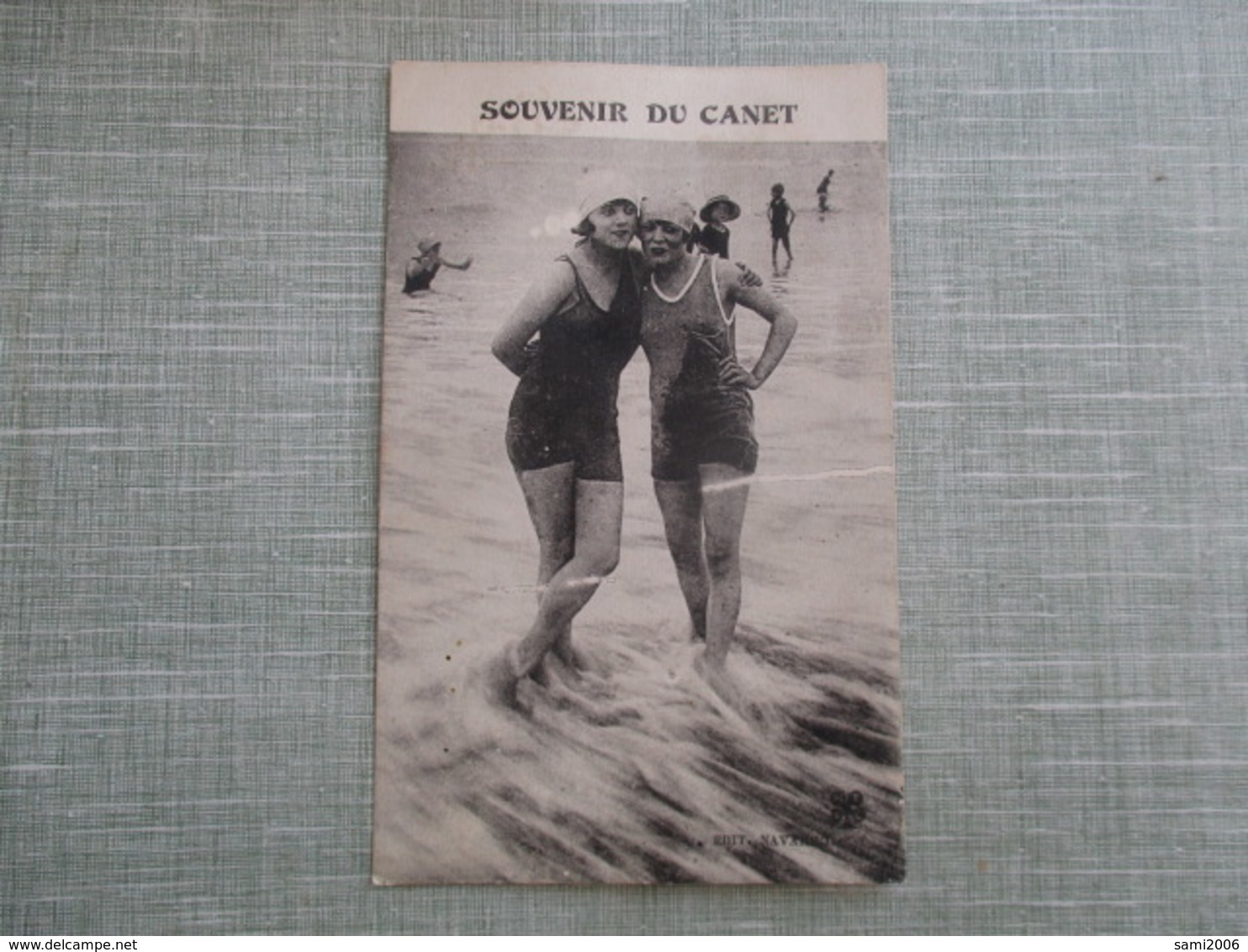 CPA 66 SOUVENIR DU CANET FEMMES BAIGNEUSES - Canet En Roussillon