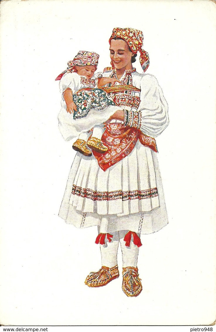 Costumi Nazionali Croati, Zagreb - Sestine (Croazia) Vladimir Kirin Illustratore - Costumi