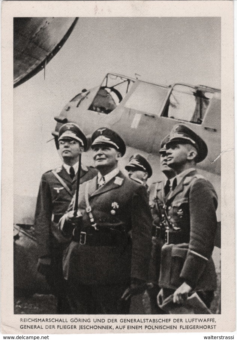 Propaganda Karte, Reichsmarschall Göring - Weltkrieg 1939-45