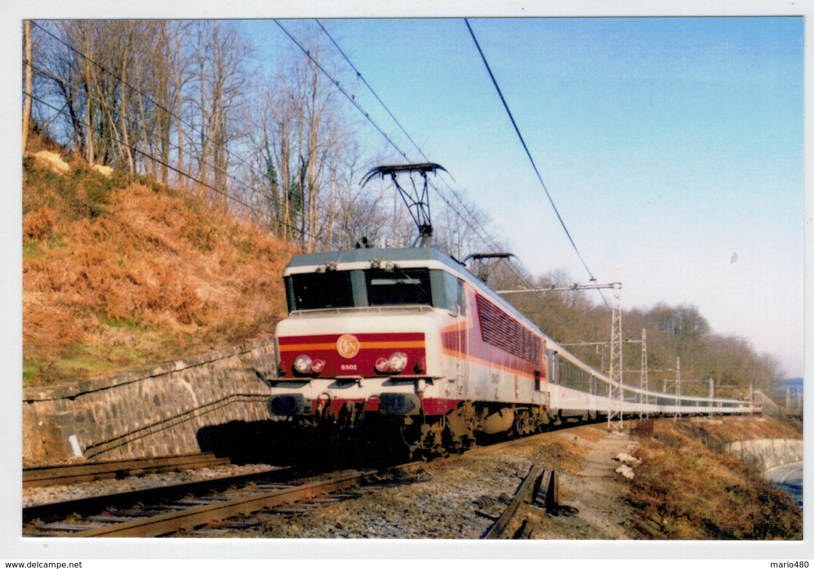 FRANCIA   CAPVERN      TRAIN- ZUG- TREIN- TRENI- GARE- BAHNHOF- STATION- STAZIONI   2 SCAN  (NUOVA) - Trains