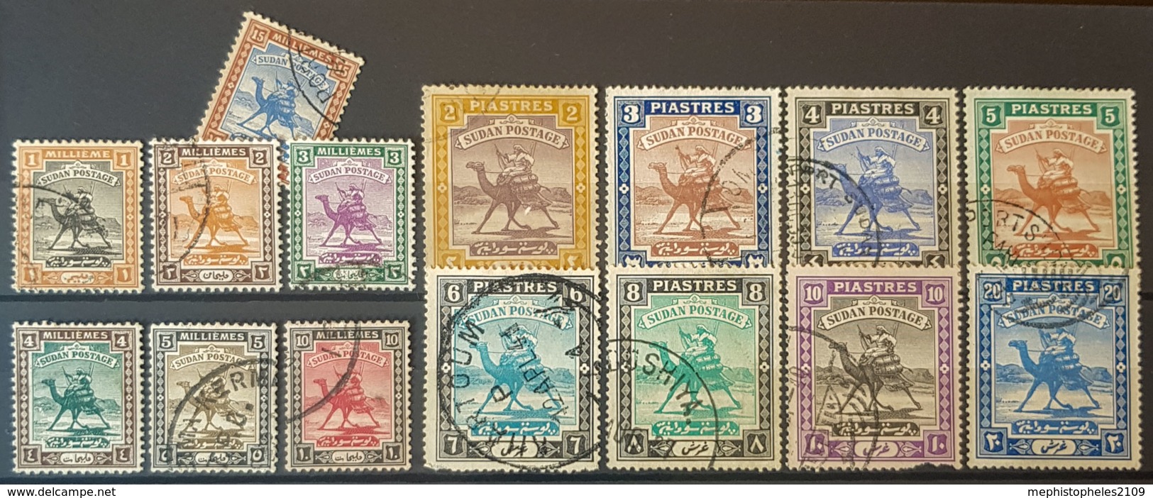 SUDAN - Canceled - Sc# 36-50 - Sudan (...-1951)