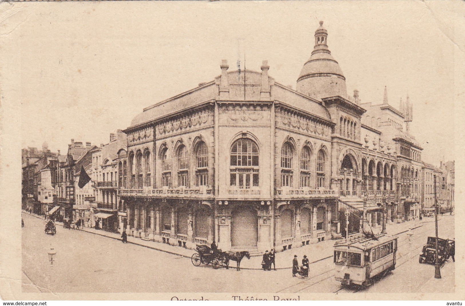 OOSTENDE /  THEATRE ROYAL / TRAM / TRAMWAYS - Oostende