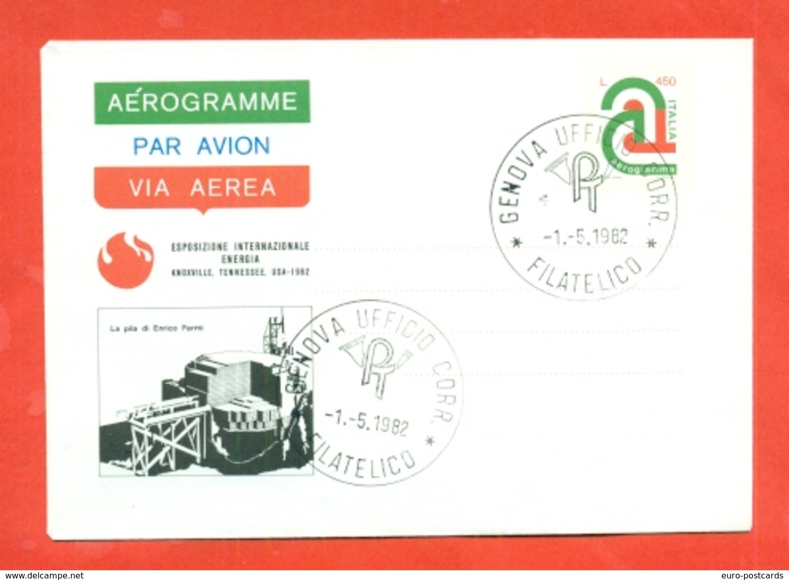 INTERI POSTALI-  - AEROGRAMMI - A16/1 - FDC - Ganzsachen