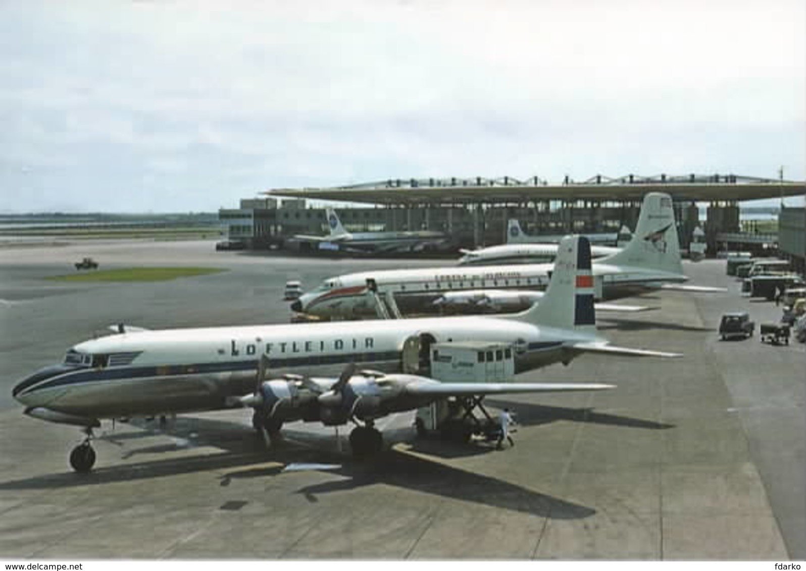 Icelandair Airlines Islanda Douglas DC6B TF-LLB At IDL Cubana Aviation - 1946-....: Era Moderna