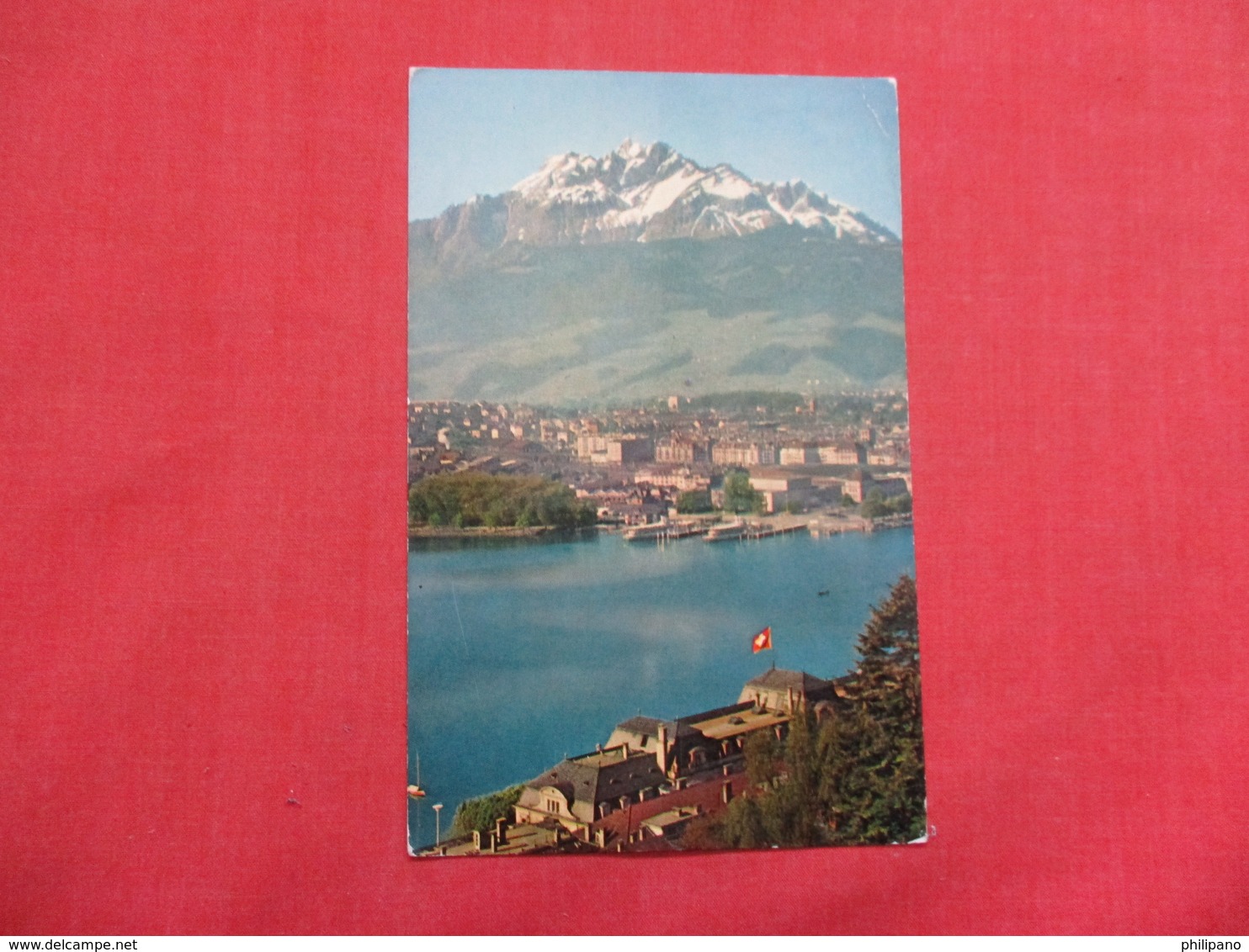 Switzerland > LU Lucerne  Lucerne Mount Pilatus   Has Stamp & Cancel    Ref    3579 - Lucerne