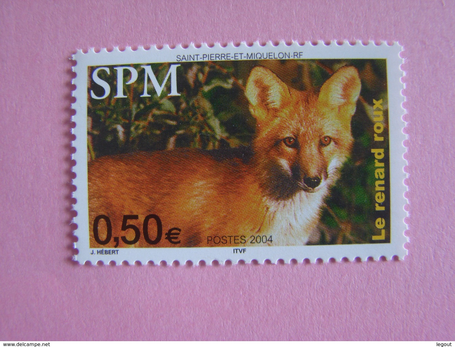 SPM/Saint Pierre Et Miquelon 2004 FAUNE LE RENARD DOUX N°820** - Nuovi