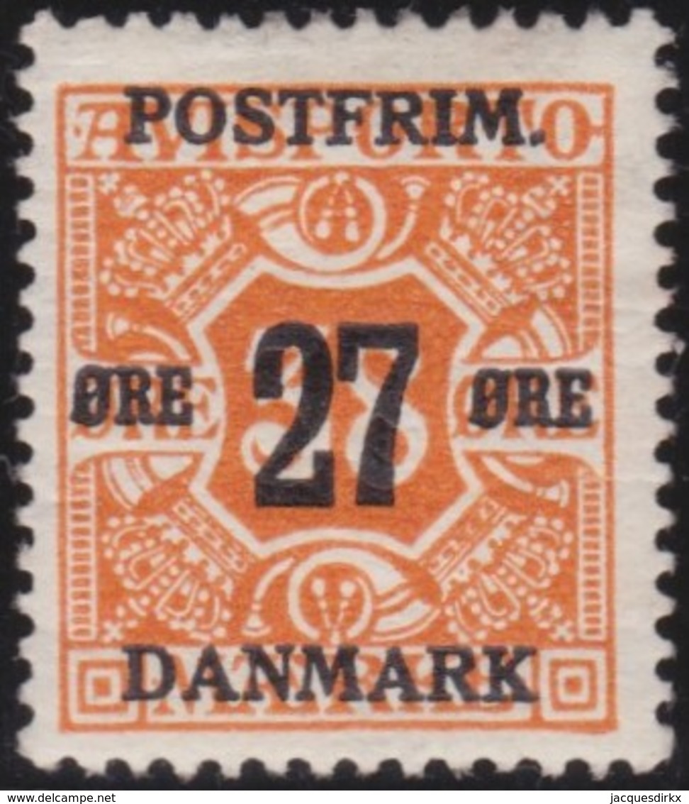 Danmark  .      Yvert   102   .      *     .        Mint-hinged   .    /   .   Ongebruikt - Gebruikt