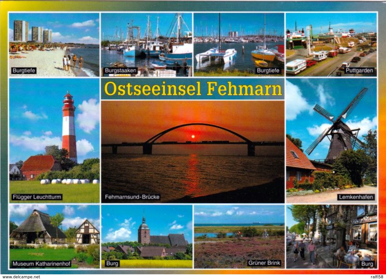 1 AK Germany / Schleswig-Holstein * Sehenswürdigkeiten Auf Der Ostseeinsel Fehmarn * - Fehmarn