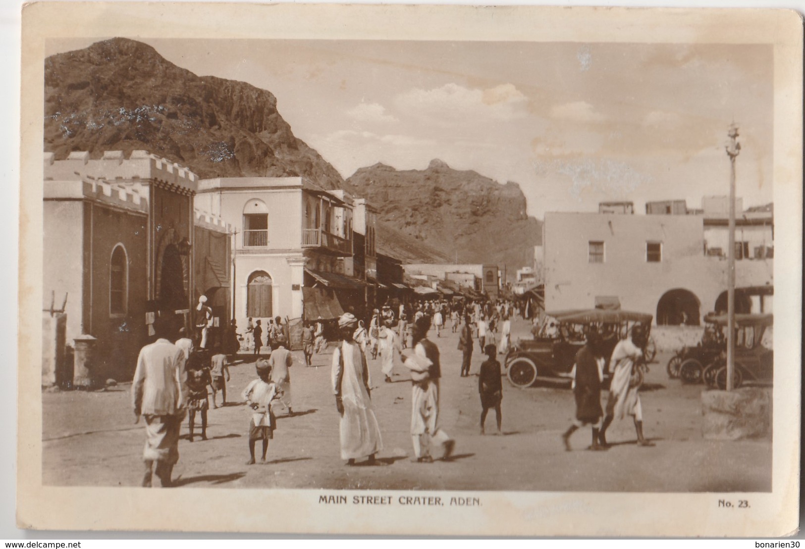 CPA YEMEN ADEN MAIN STREET CRATER - Yemen