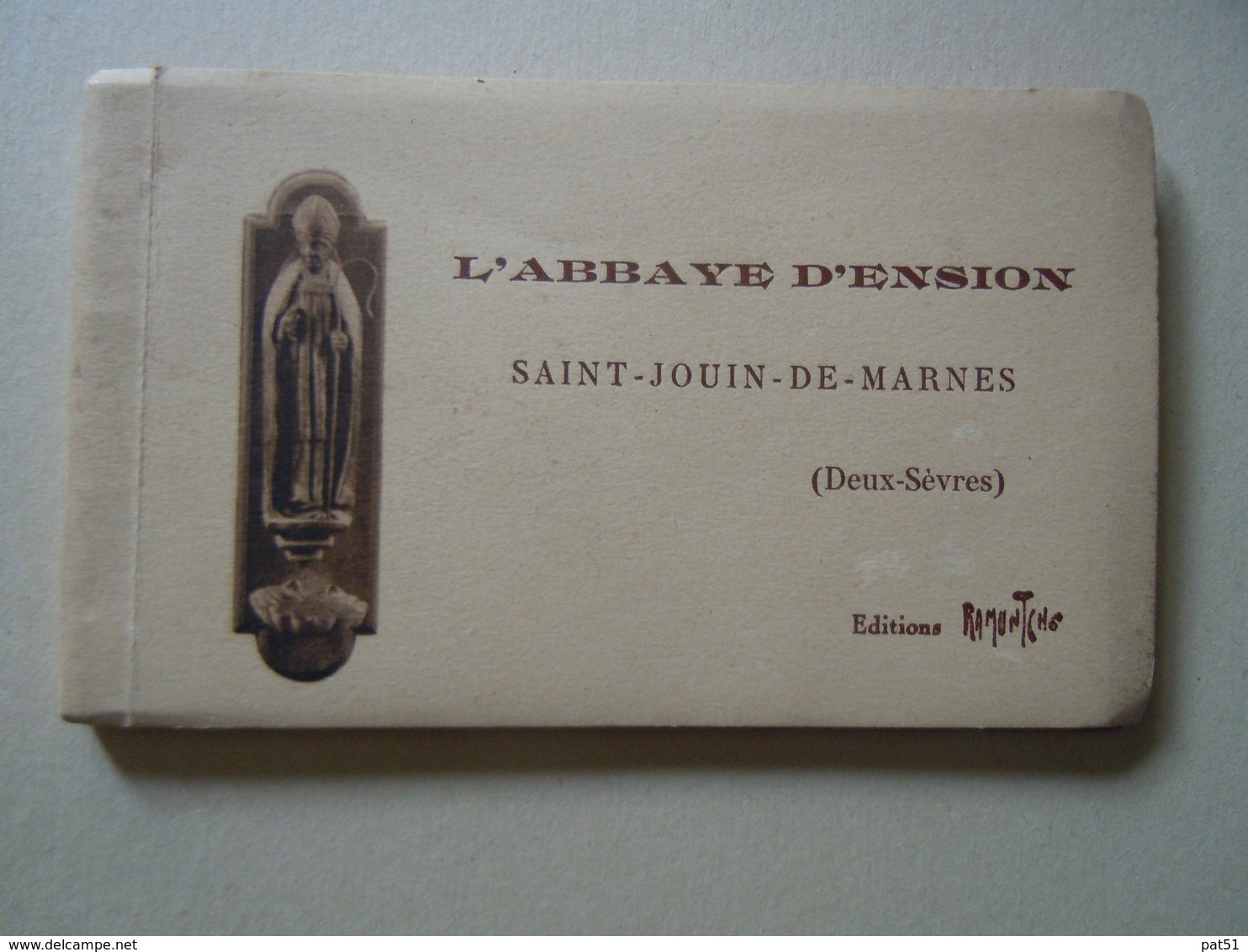 79 - Saint Jouin De Marnes : L' Abbaye D' Ension - Carnet De 10 Cartes Postales - Saint Jouin De Marnes