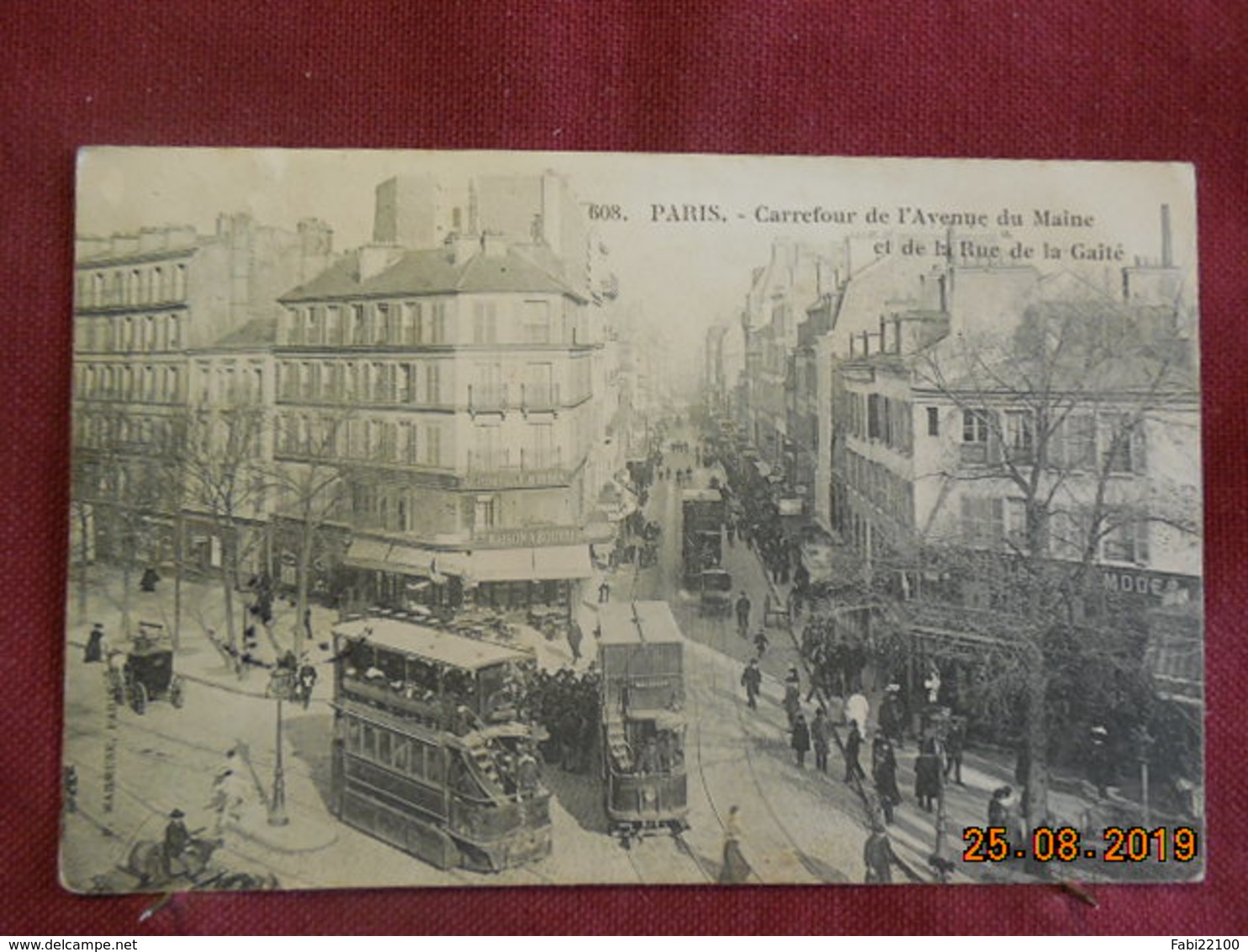 CPA - Paris - Carrefour De L'Avenue Du Maine Et De La Rue De La Gaîté - Arrondissement: 14