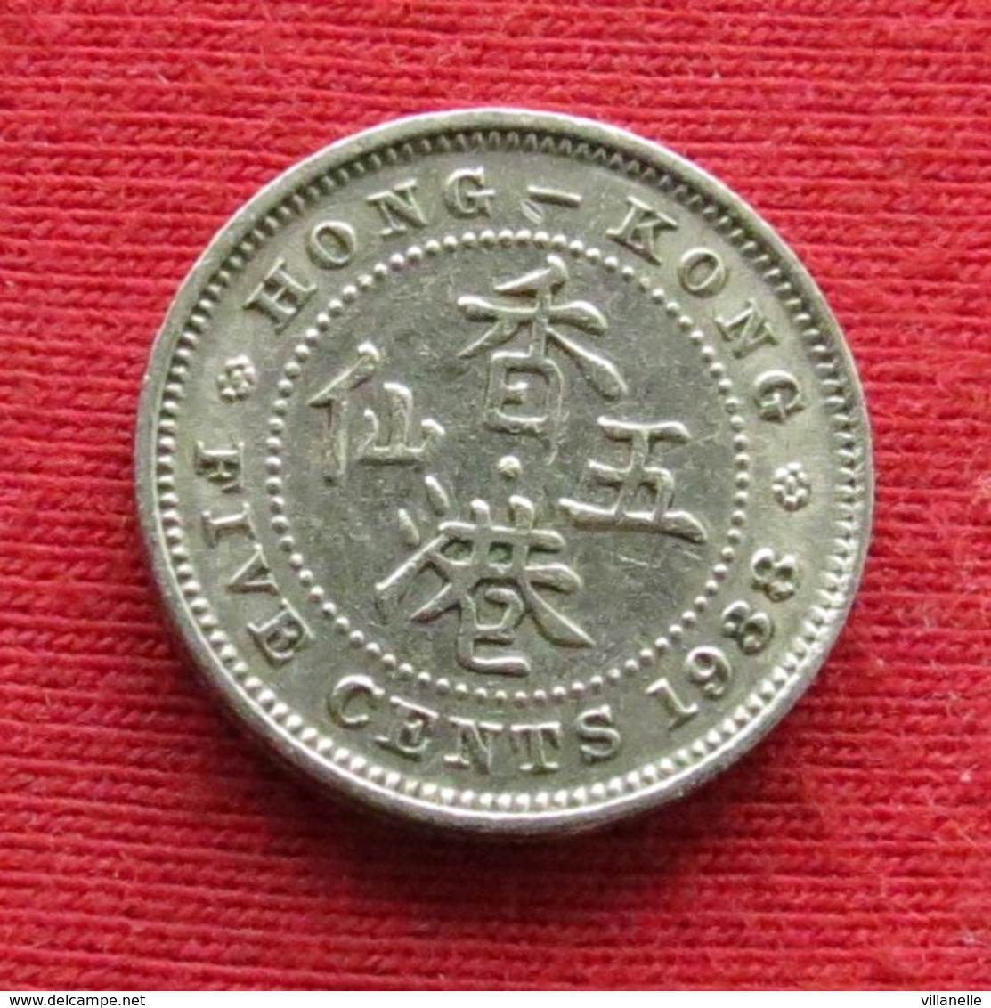 Hong Kong 5 Cents 1938 KM# 22  Hongkong - Hong Kong