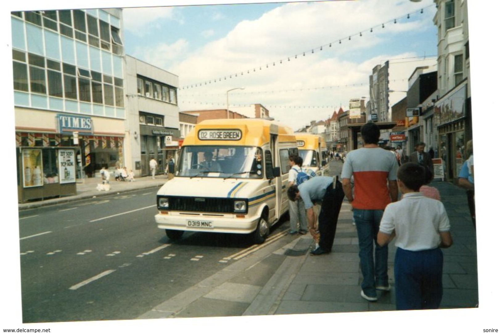 35mm ORIGINAL PHOTO BUS UK ROSE GREEN BOGNOR REGIS MINI LINK - F182 - Other & Unclassified