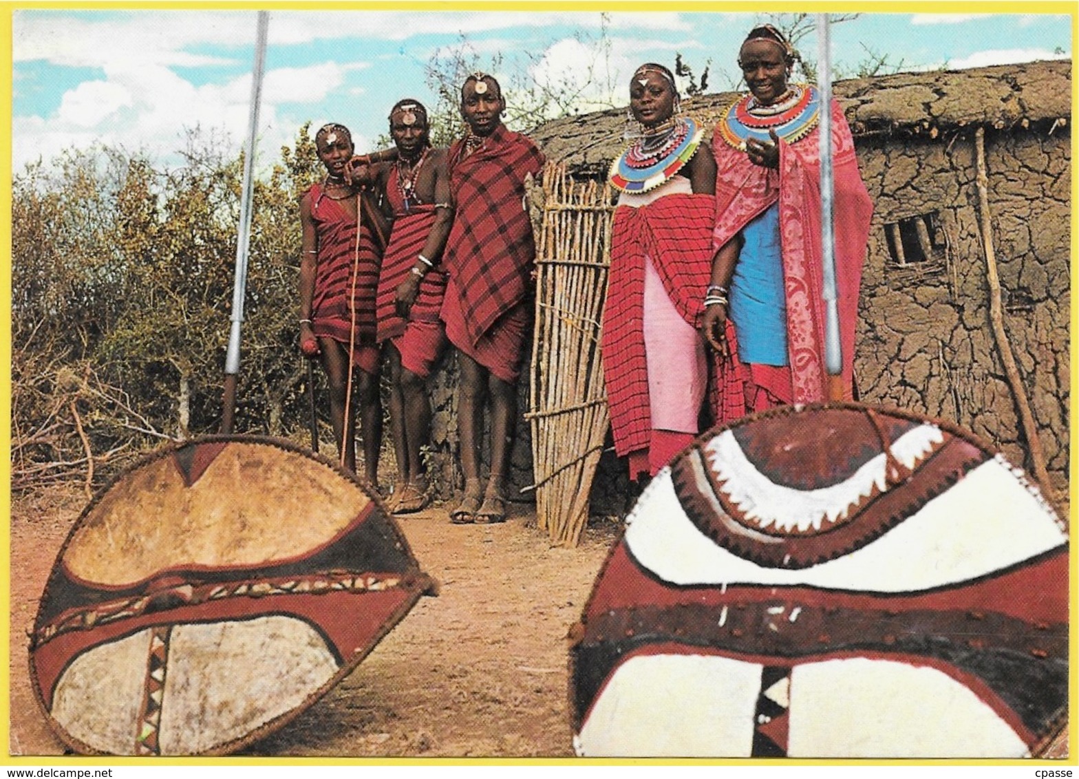 CPM Afrique Africa KENYA - KENSTA TRIBES SERIES Maasai ° Mayers Farm ** Art Africain - Kenya