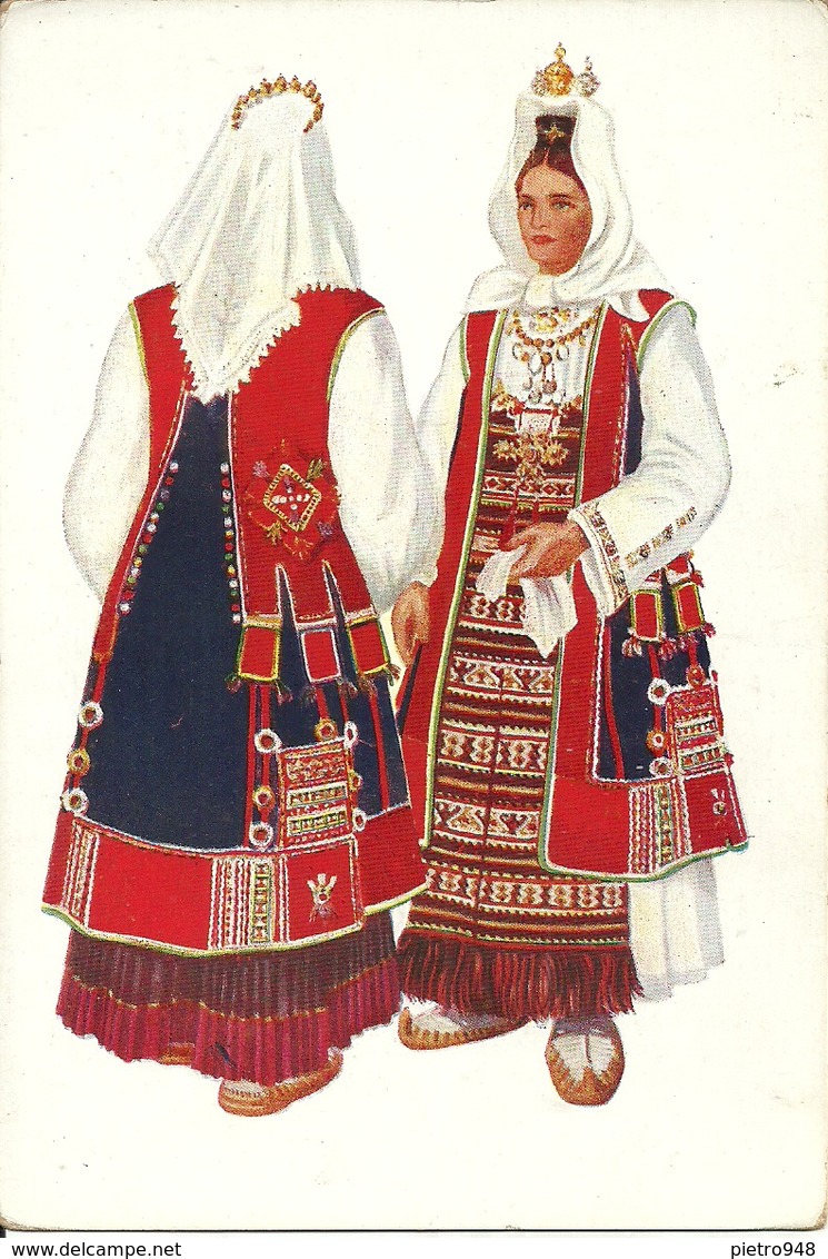 Costumi Nazionali Croati, Muc (Croazia) Vladimir Kirin Illustratore - Kostums