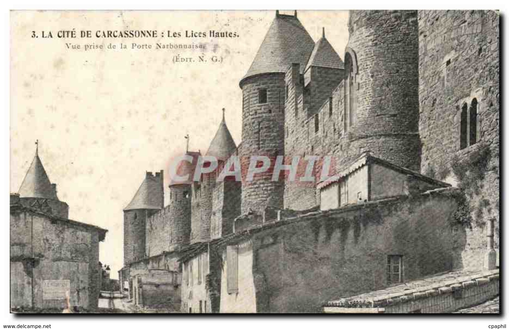 CPA CArcassonne Les Lices Hautes - Carcassonne