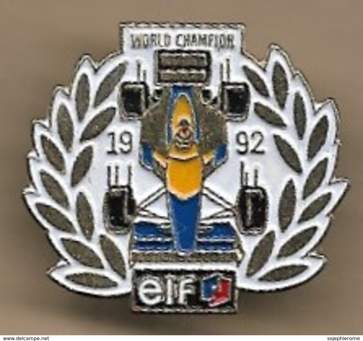 Pin's World Champion 1992 Elf F1 Formule 1 - F1