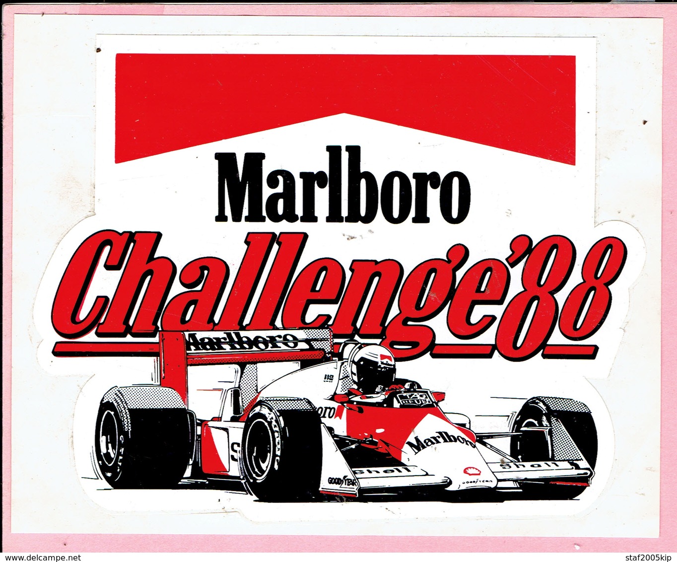 Sticker - Marlboro - Challenge '88 - Aufkleber