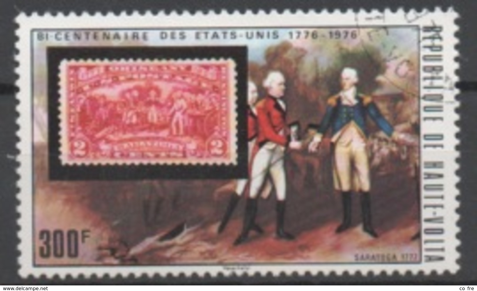 Haute Volta N° 347, Timbres Sur Timbre - Haute-Volta (1958-1984)