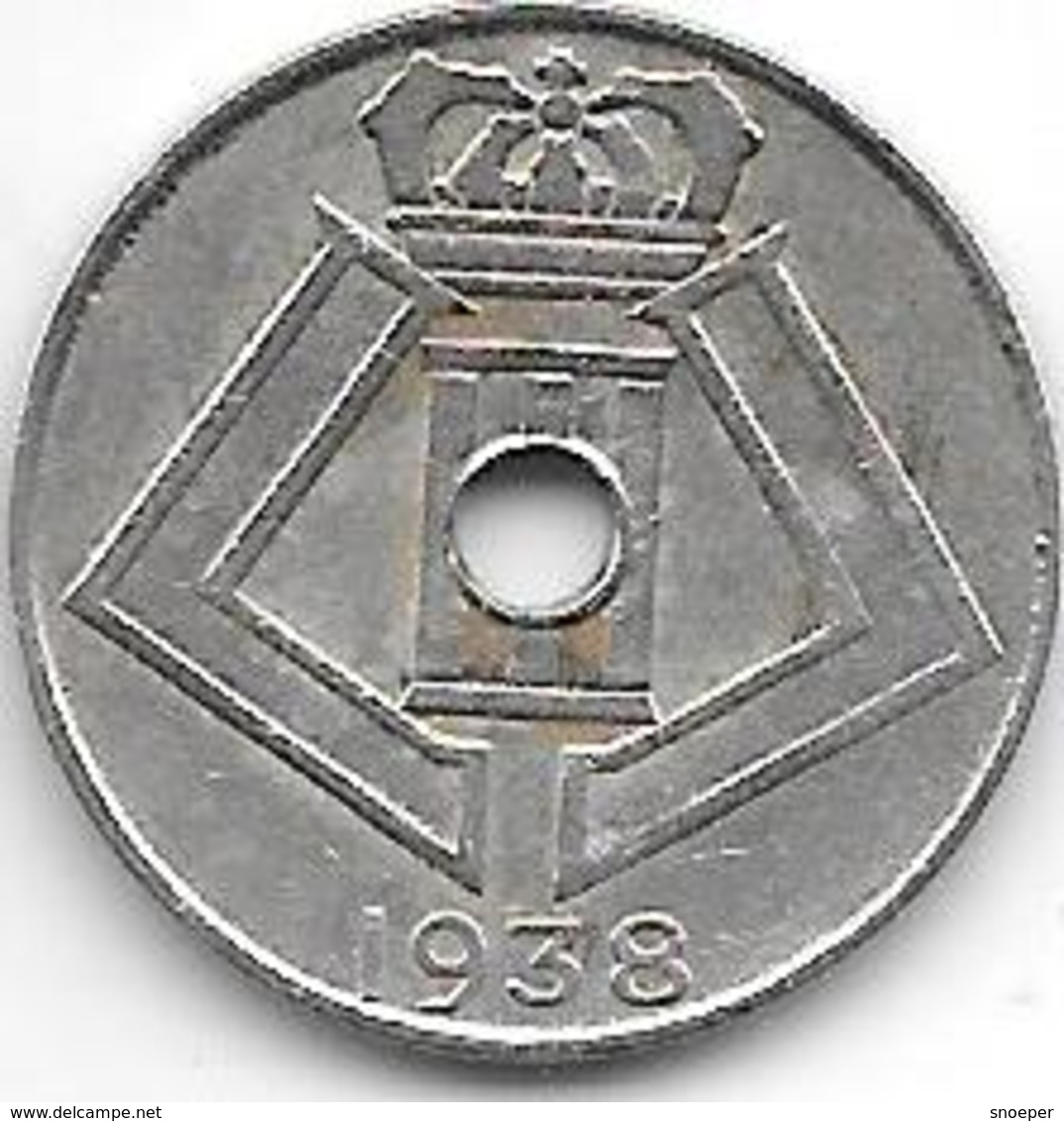 Belguim 5 Centimes 1938 French  Xf+ - 5 Centimes