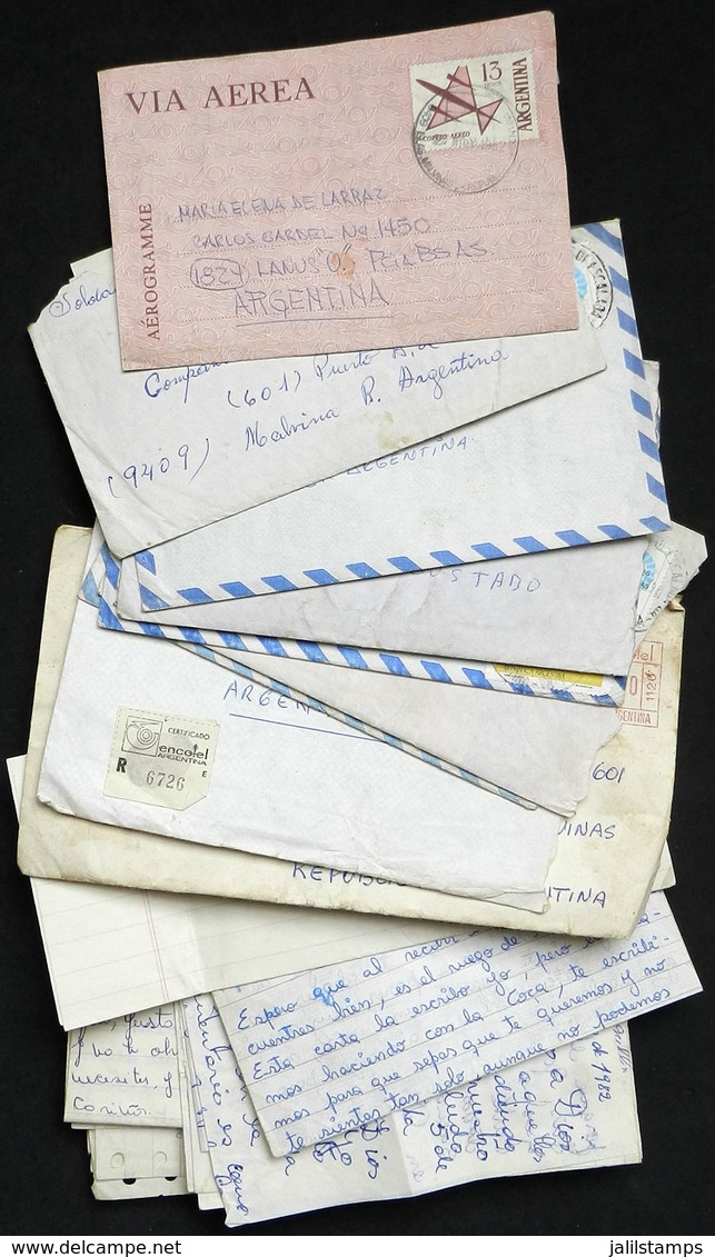 FALKLAND ISLANDS/MALVINAS: FALKLANDS WAR: Lot Of Letters Between An Argentine Soldier In The Islands To His Family In Th - Falklandinseln