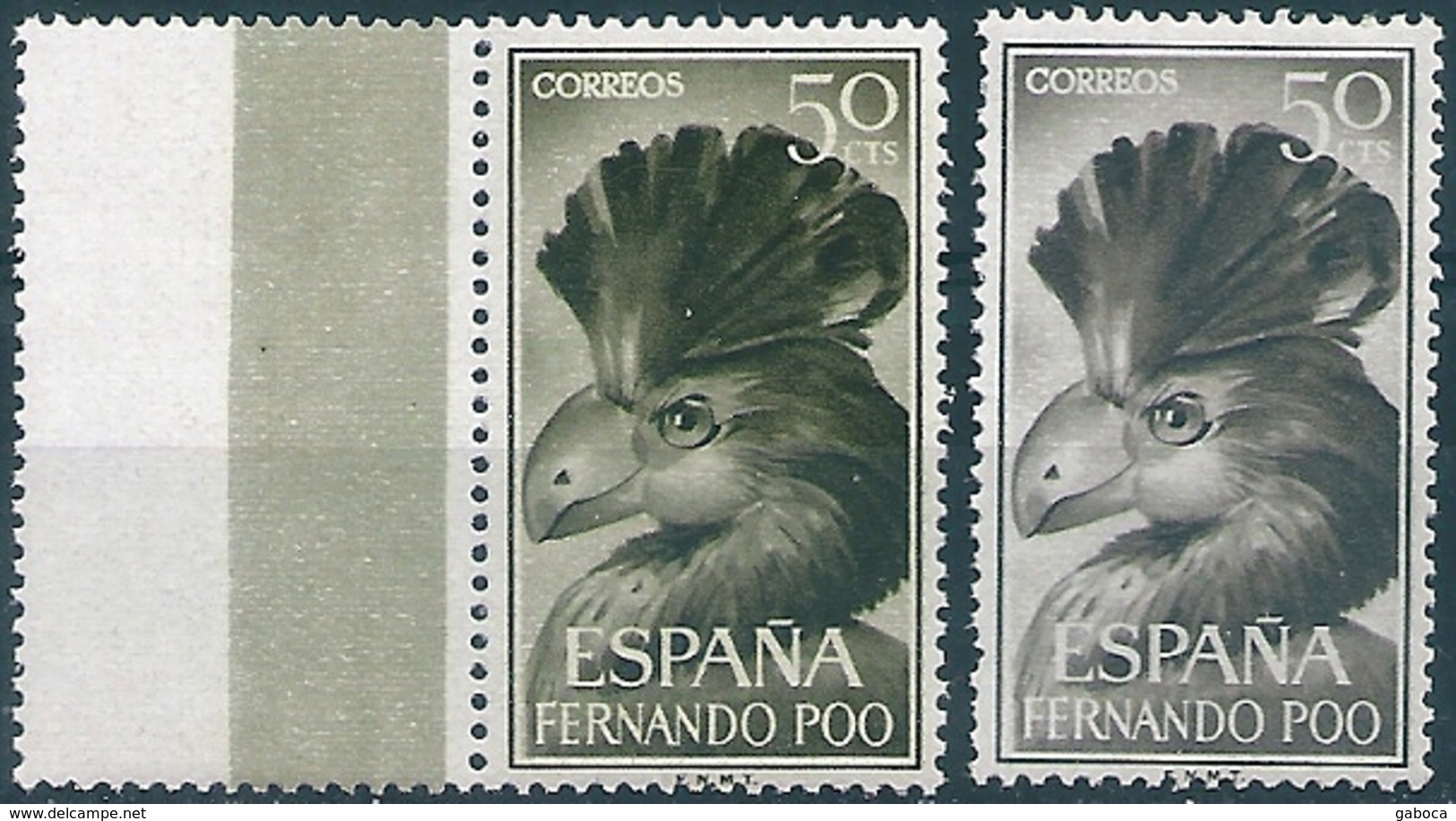 B6179 Spain Colony Fernando Poo Animal Bird ERROR - Coucous, Touracos