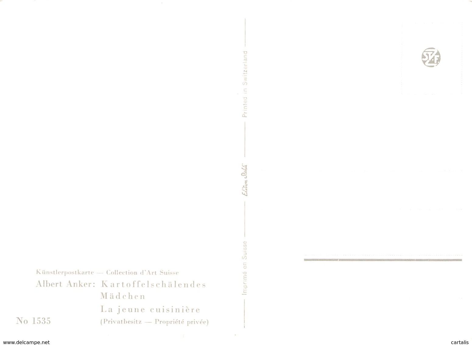 TH-TABLEAUX & PEINTURE ALBERT ANKER-N°C-3580-B/0149 - Peintures & Tableaux
