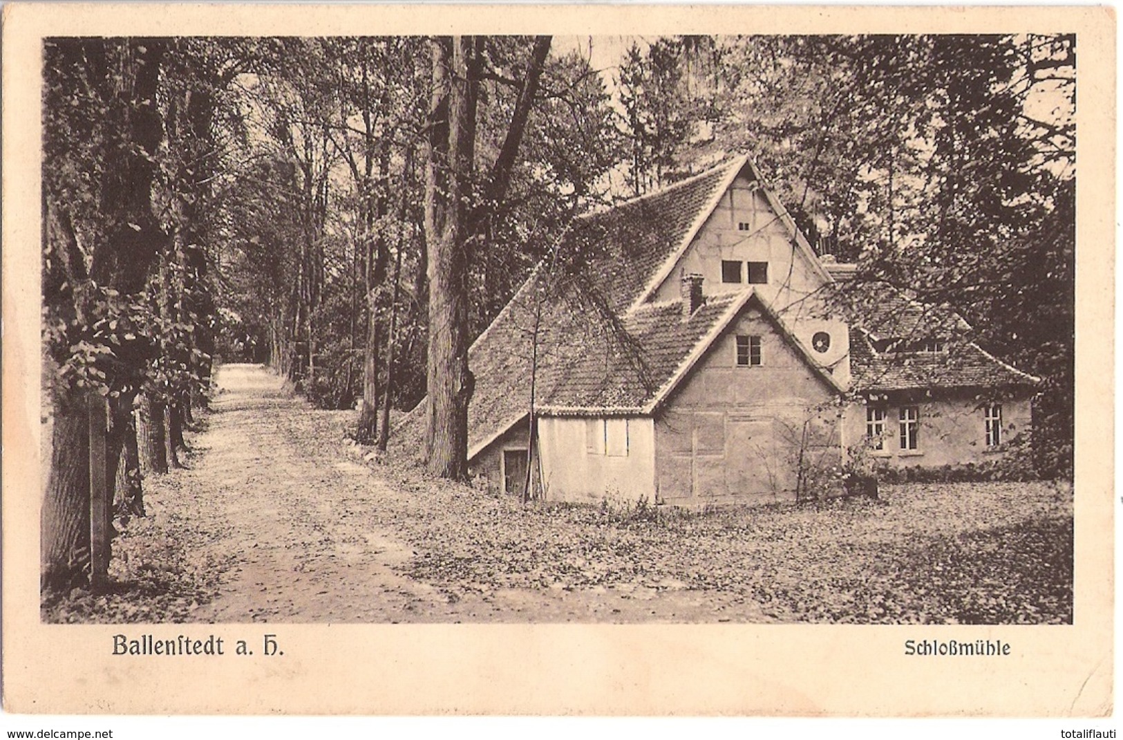 BALLENSTEDT Am Harz Schlossmühle Gelaufen 22.8.1915 Als Feldpost - Ballenstedt