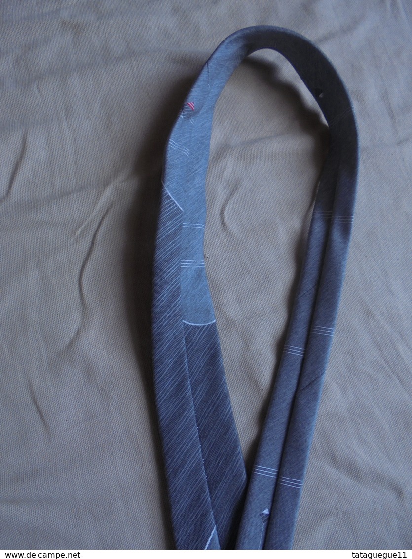 Vintage - Cravate Grise Truilhet Confection Quillan - Ties