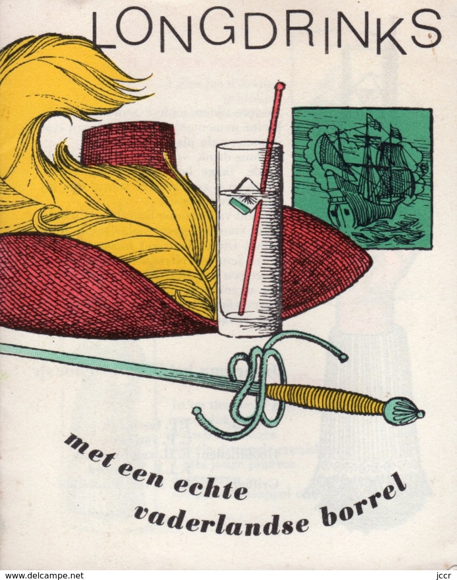 Longdrinks Met Een Echte Vaderlandse Borrel - Vers 1960 - Küche & Wein