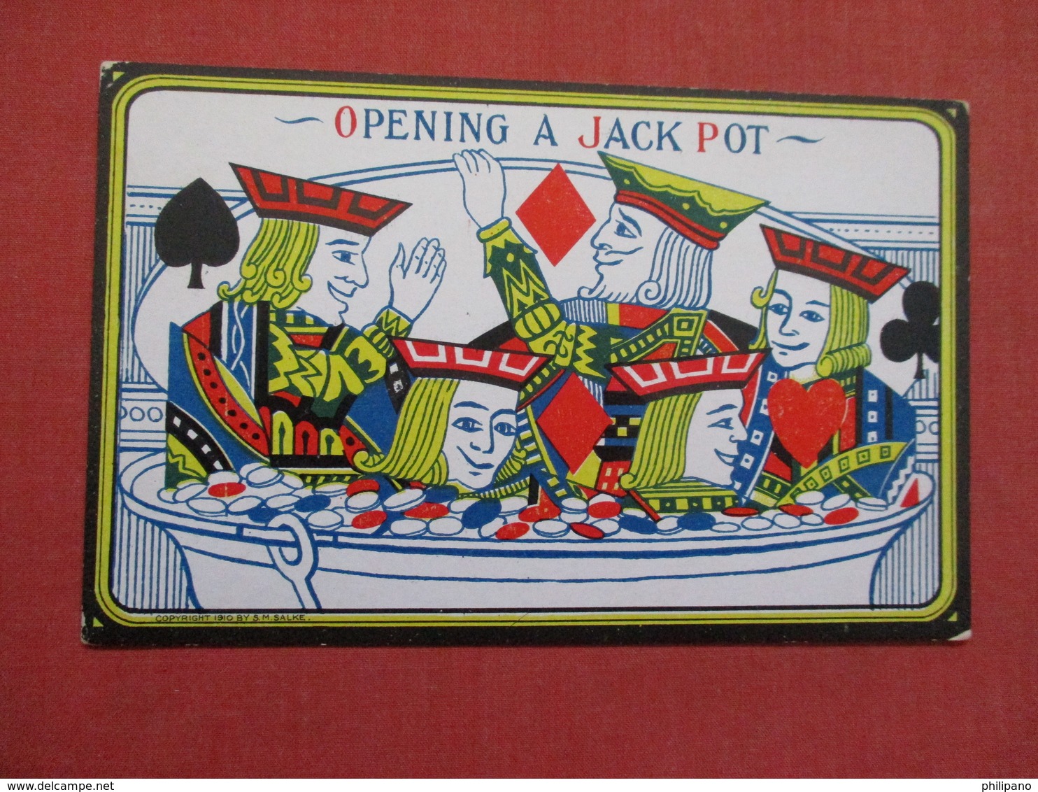 Opening A Jack Pot     Ref    3581 - Cartes à Jouer