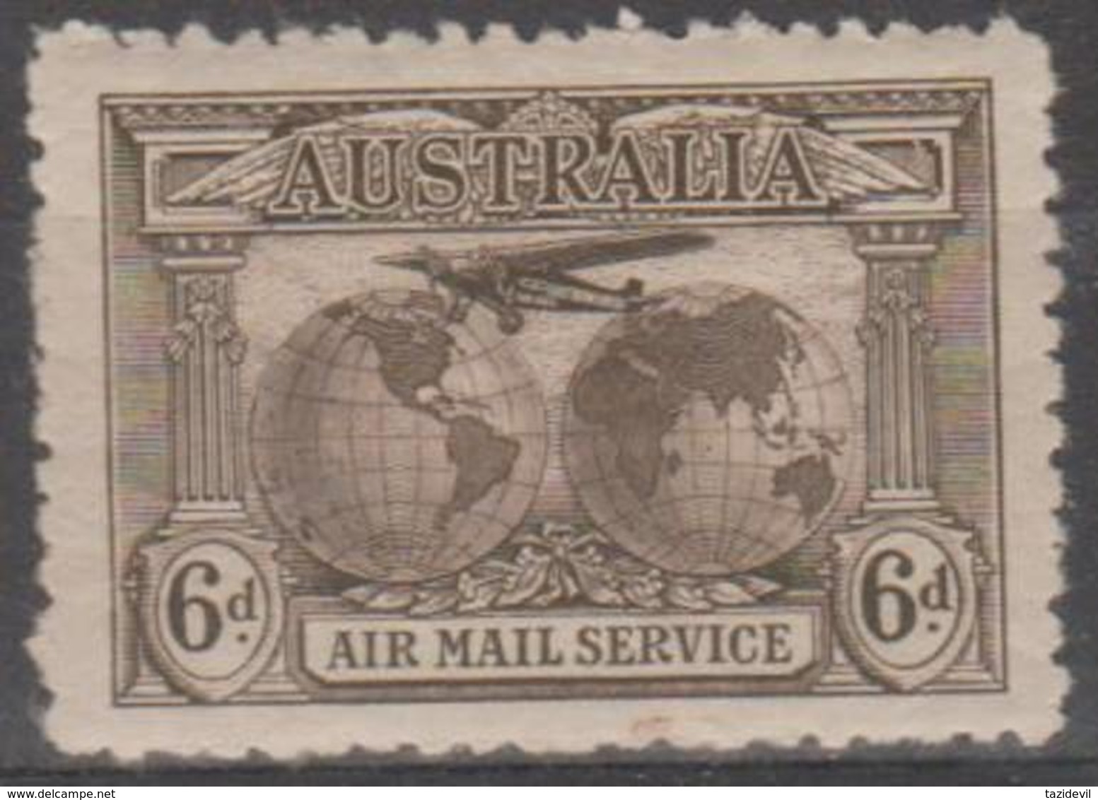 AUSTRALIA - 1931 Kingsford Smith Airmail. Scott C3. MNH ** - Nuevos