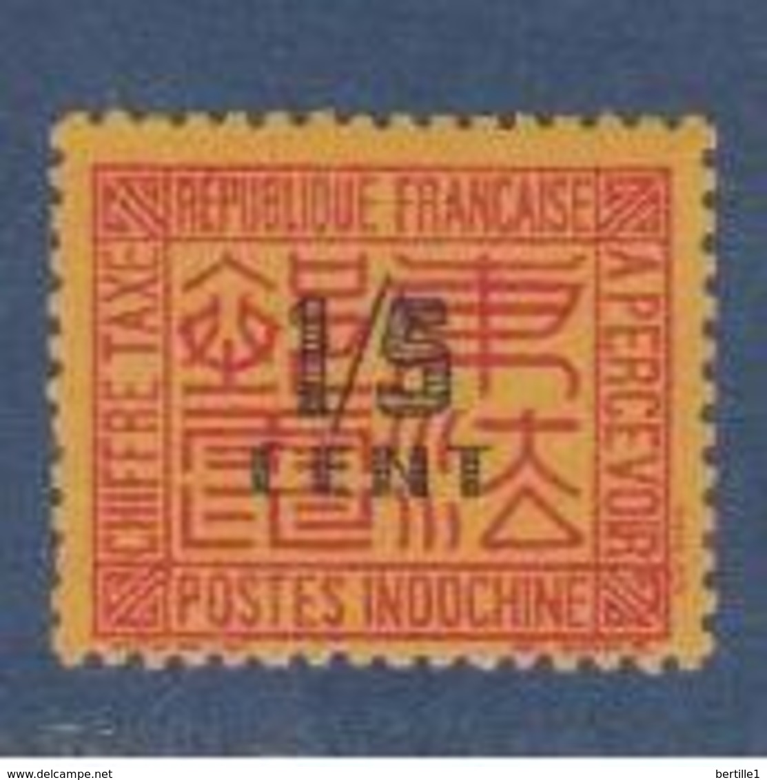 INDOCHINE         N°  YVERT  :  TAXE 57   NEUF AVEC  CHARNIERES      ( 02/37   ) - Postage Due