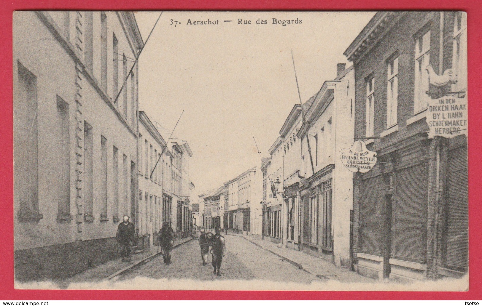 Aarschot / Aerschot - Rue Des Bogards - 1919 ( Verso Zien ) - Aarschot