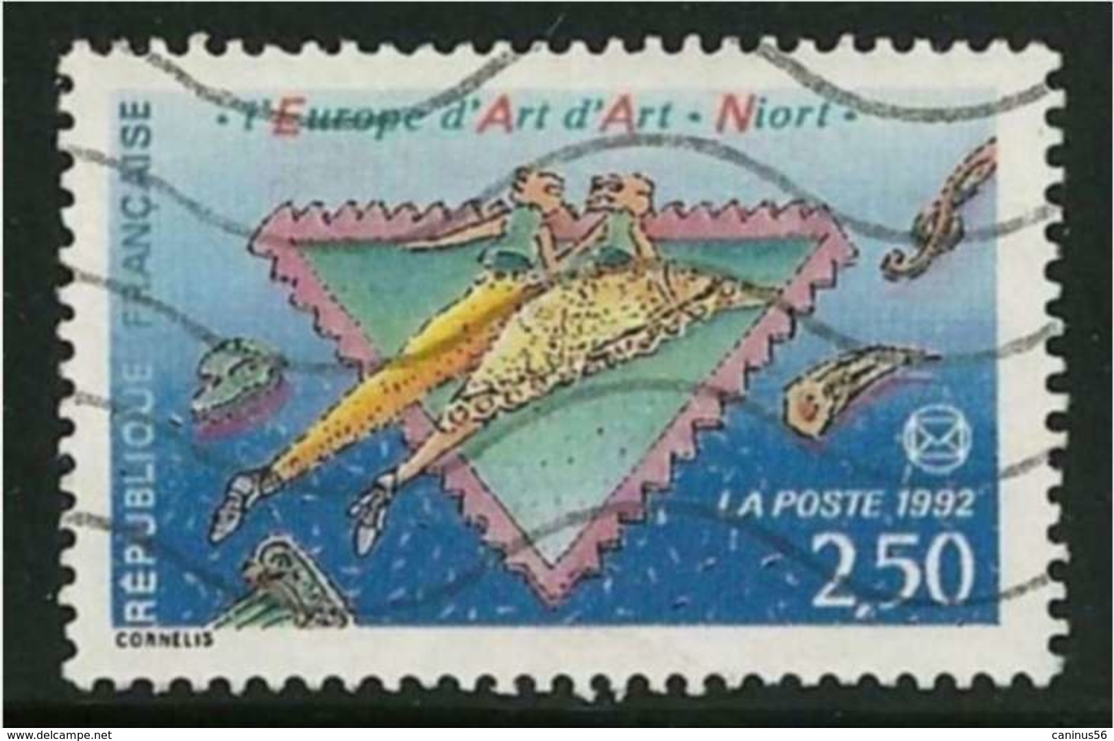 1990 Yt 2642 (o) EUROPA C.E.P.T. Bâtiment Postal Historique: Mâcon - Oblitérés