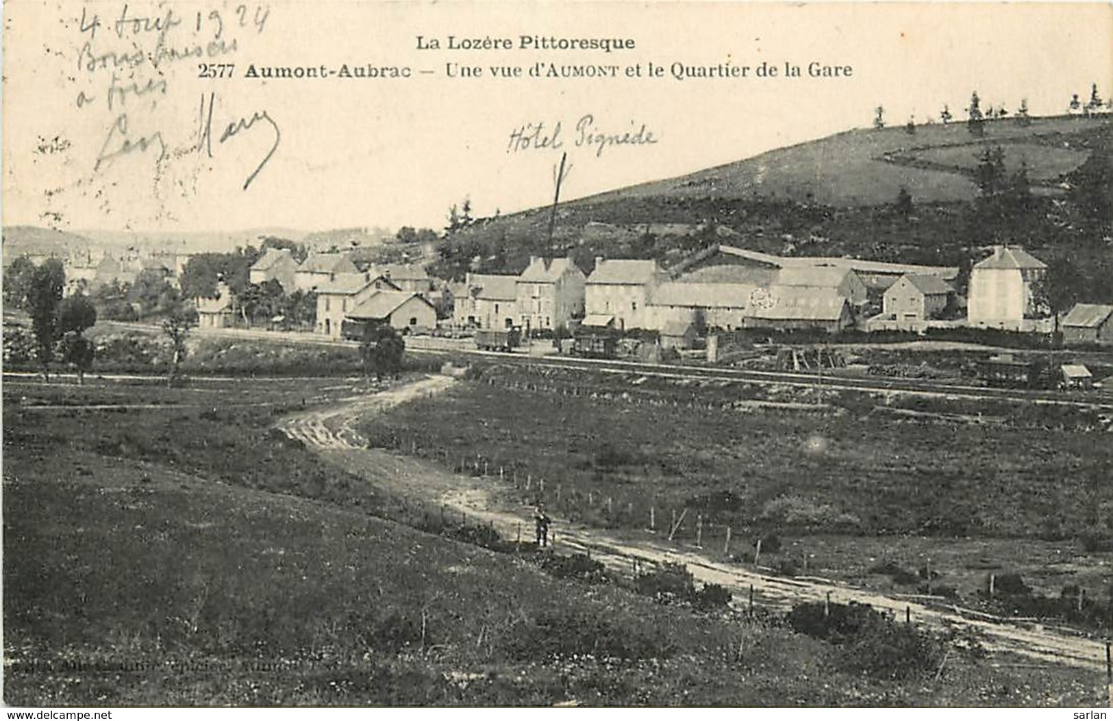 48 , AUMONT AUBRAC , Quartier De La Gare , * 400 36 - Aumont Aubrac