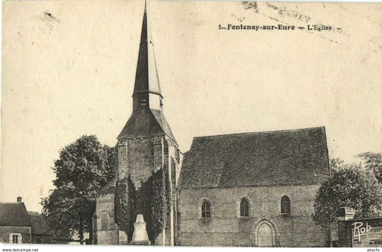 CPA Fontenay-sur-EURE (Dep.28) L'Église (428) - Andere & Zonder Classificatie