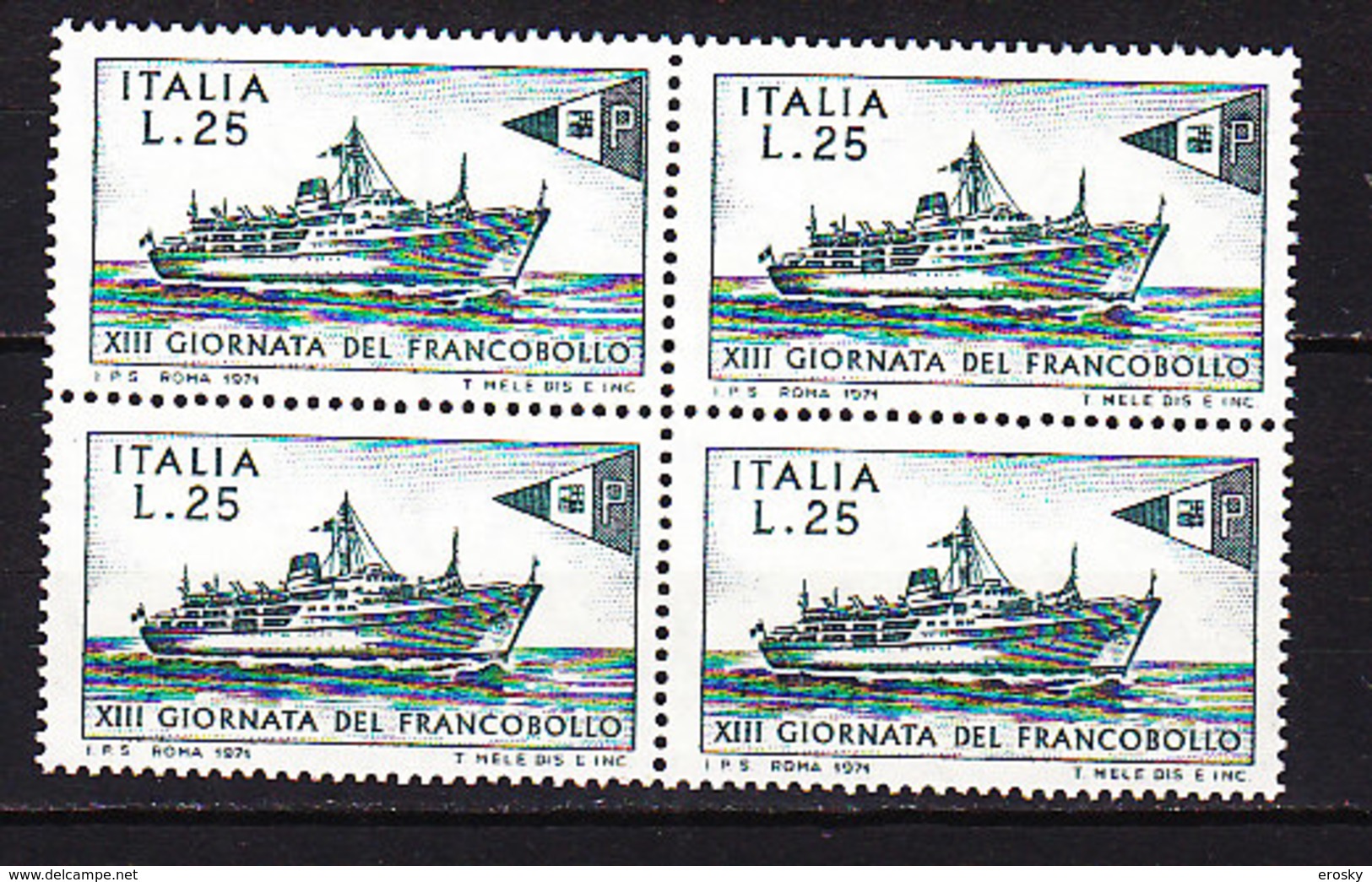 PGL DF138 - ITALIA REPUBBLICA 1971 SASSONE N°1163 ** QUARTINA - 1971-80:  Nuovi