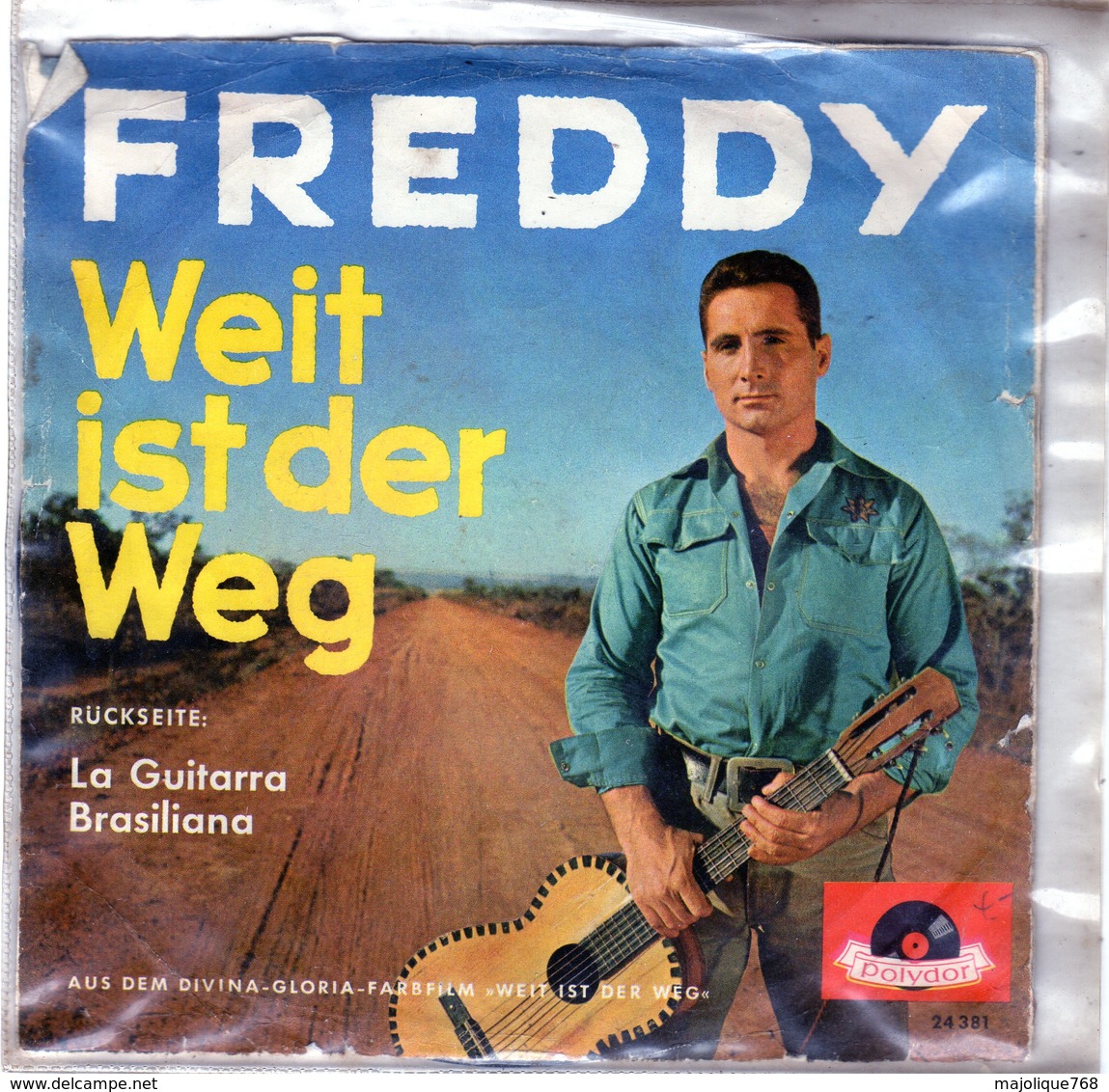 Freddy - Weit Ist Der Weg - La Guitarra Brasiliana - Polydor 24381 - 1960 - Sonstige - Deutsche Musik