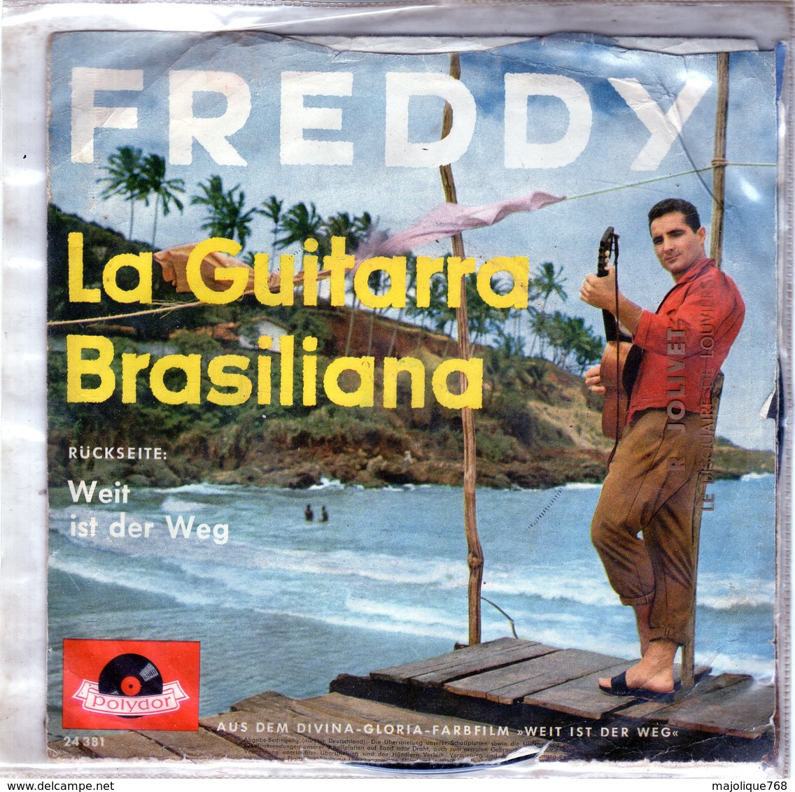 Freddy - Weit Ist Der Weg - La Guitarra Brasiliana - Polydor 24381 - 1960 - Autres - Musique Allemande