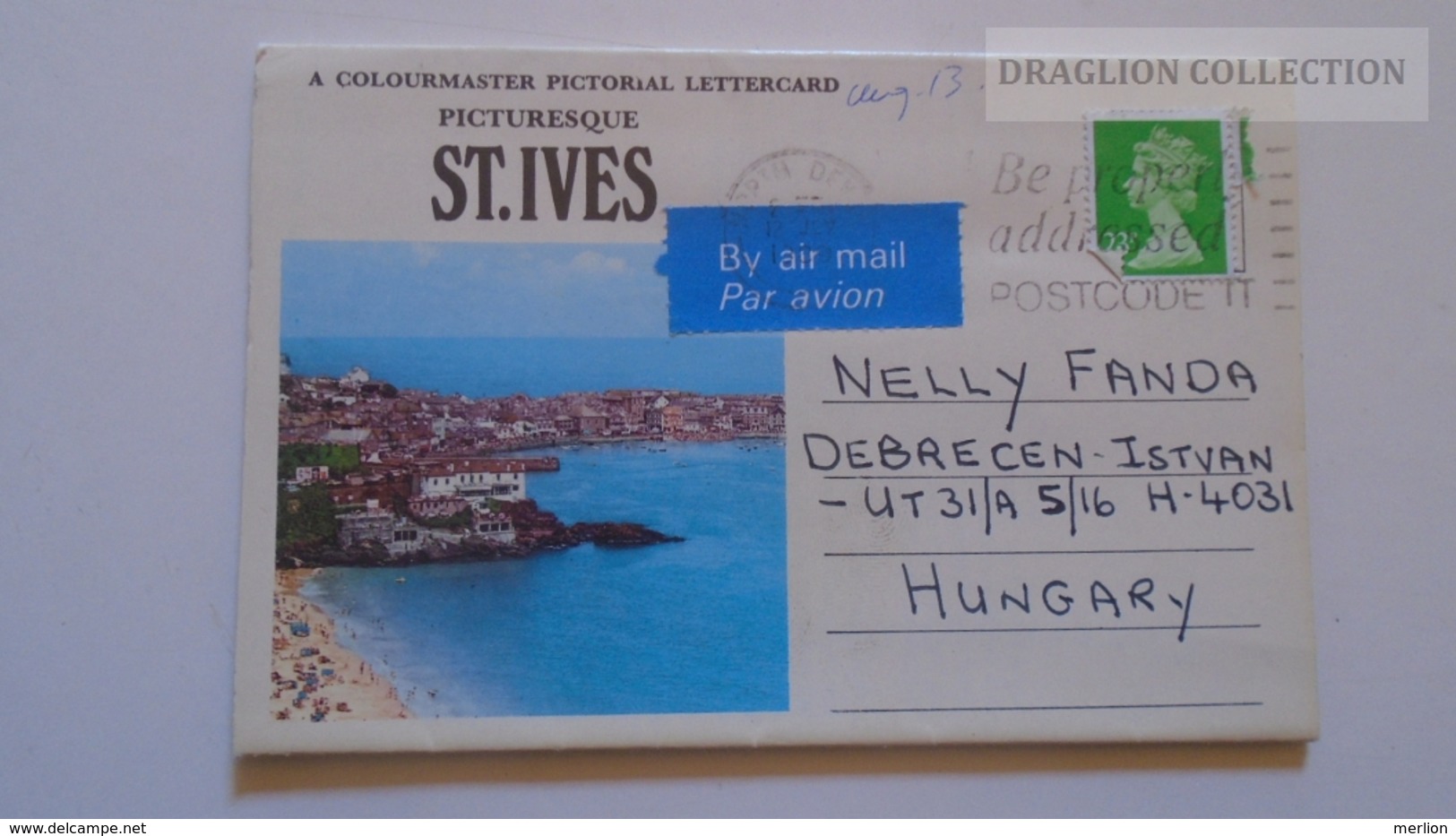 D167067 UK Cornwall - St. Ives - Lettercard  1969 - St.Ives