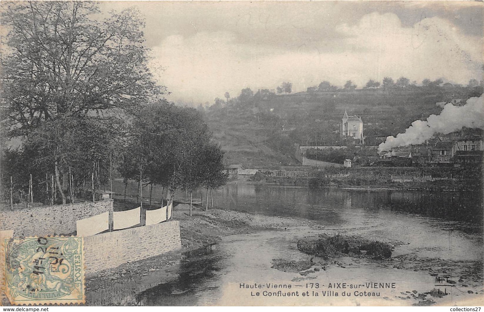 87-AIXE-SUR-VIENNE- LE CONFLUENT ET LA VILLA DU COTEAU - Aixe Sur Vienne