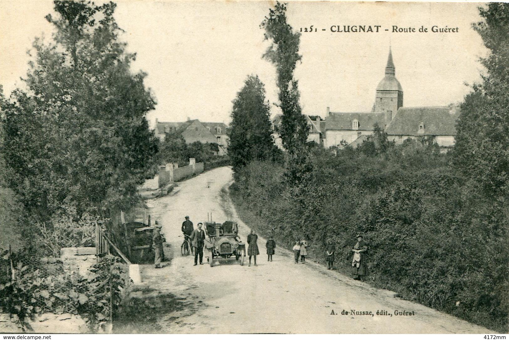 Clugnat  Route De Guéret - Sonstige & Ohne Zuordnung