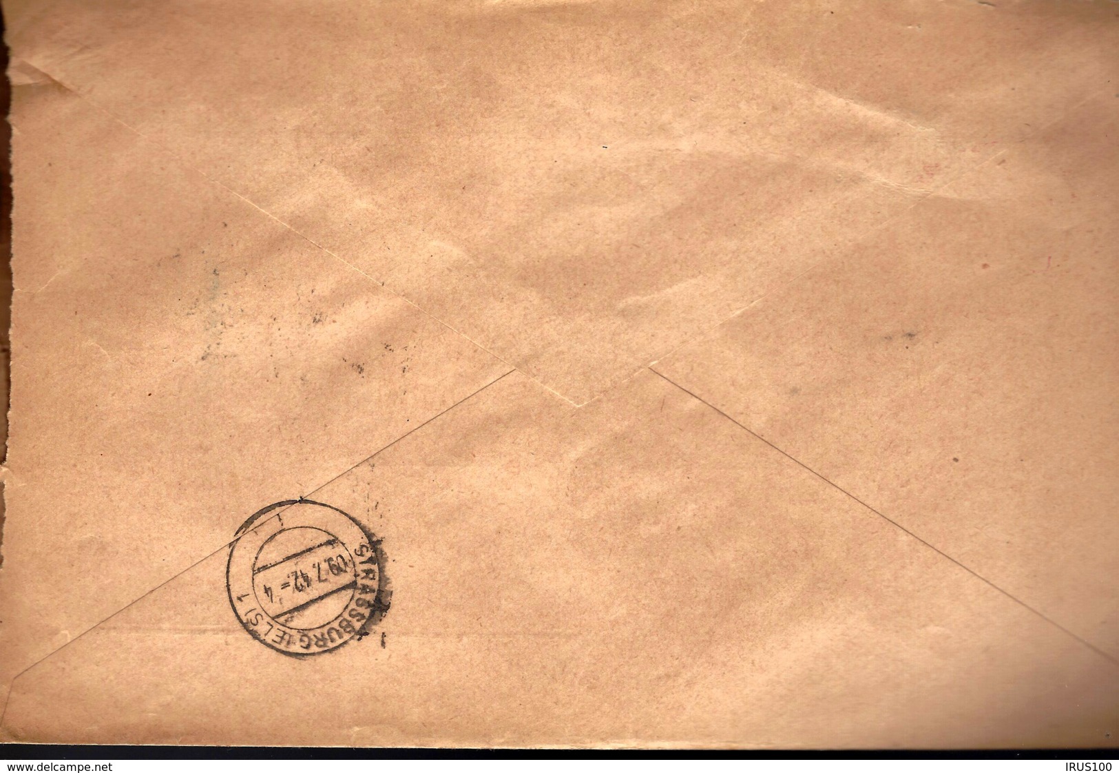 MÜLHAUSEN - ELSAß - 1942 - INSCRIPTION CORRIGÉ - RECOMMANDÉ - - Storia Postale
