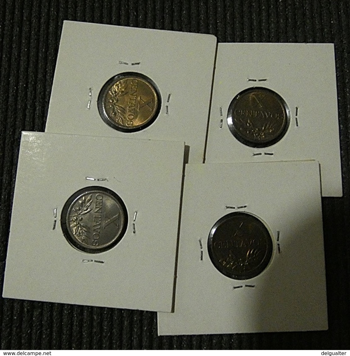 Portugal 4 Coins X Centavos 1967 Brown BU - Mezclas - Monedas