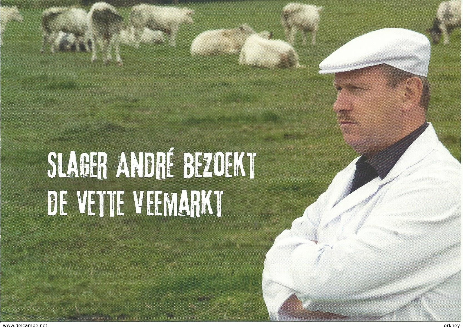 Sint-Laureins  Slager André Bezoekt De Vette Veemarkt - Sint-Laureins