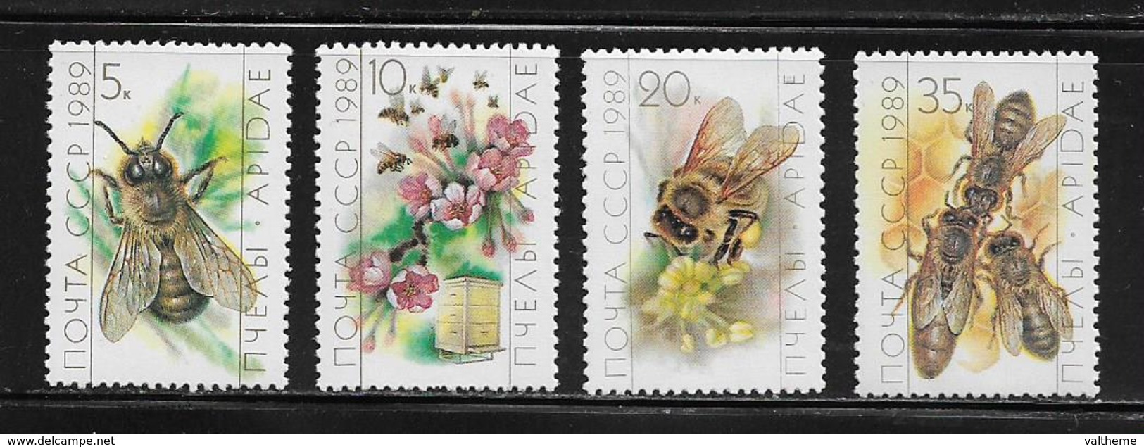 RUSSIE  ( EURU8 - 417 )   1989  N° YVERT ET TELLIER  N° 5627/5630  N** - Neufs